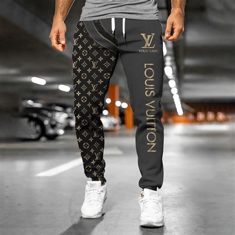 louis vuitton mens sweatpants|louis vuitton checkered pants.